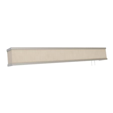 Afx Randolph 50" LED Overbed Wall Light - Satin Nickel Finish - Jute Shade RAB505400L30ENSN-JT